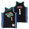 2024 Basketball-Trikots Space Jam 1 BUGS Nähen Stickerei Outdoor-Sportbekleidung Hip Hop schwarz Schweißabsorption atmungsaktiv große Größe