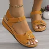 Neue Frauen Sandalen Sommerschuhe offene Zehen Schuhe Frau plus Größe 43 Keils andalen Frauen Damen