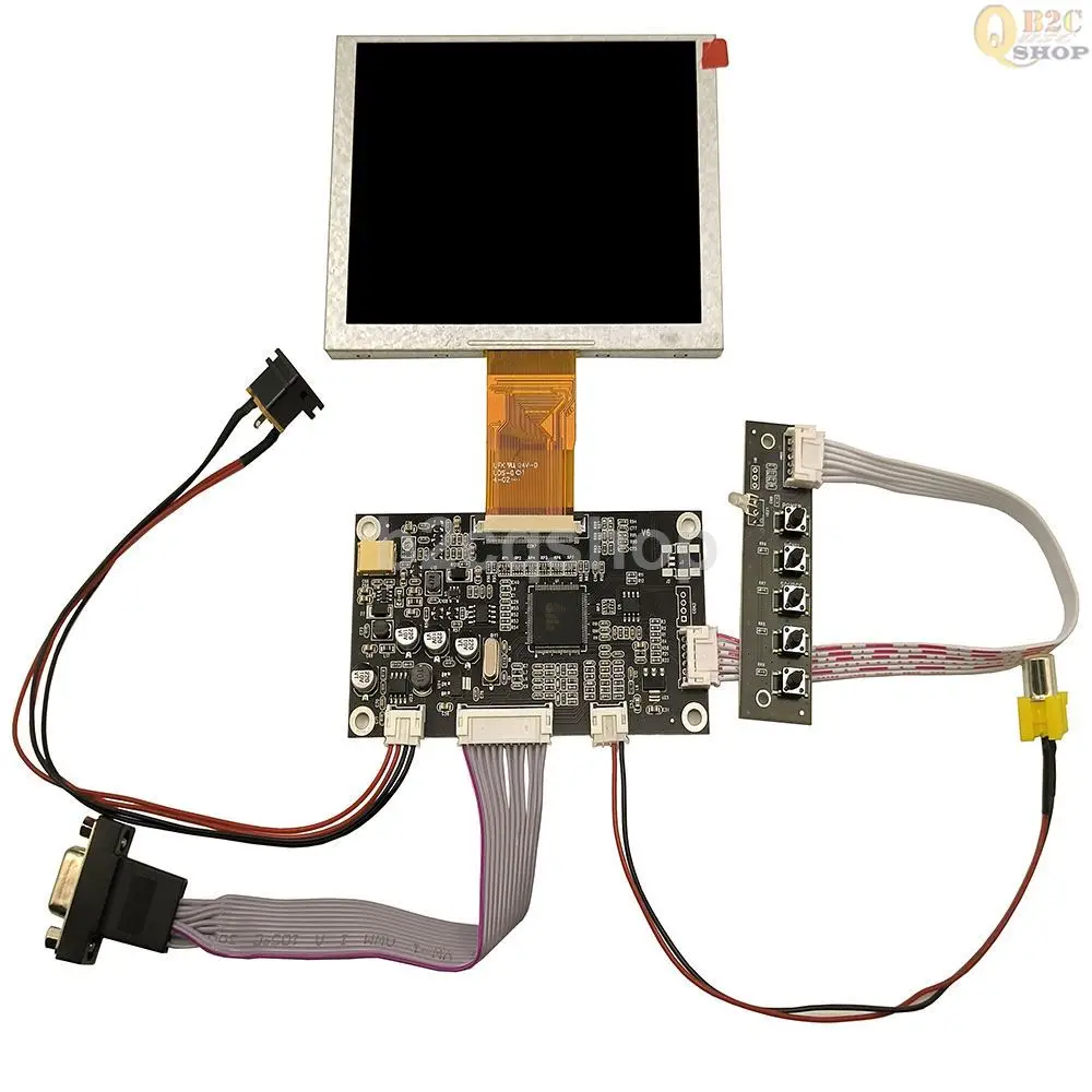 5" Zoll ZJ050NA-08C 640x480 AV + VGA LCD Controller Treiberplatine LCD-Bildschirm Image