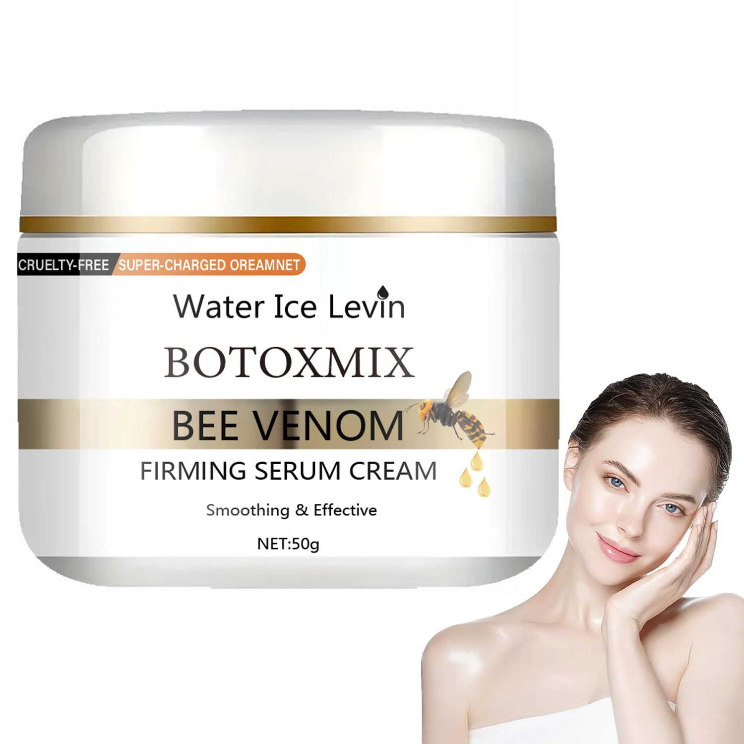 50 g Facial Bee Venom Lifting Cream, glatte, feine Linien und Falten, feuchtigkeitsspendend und straffend, seidige Textur, geeignet für alle Hauttypen Image