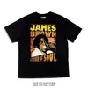 Direct Spray James Brown Hip-Hop-Künstler James Brown Bedrucktes T-Shirt Kurzarm Baumwolle Heavy Hip