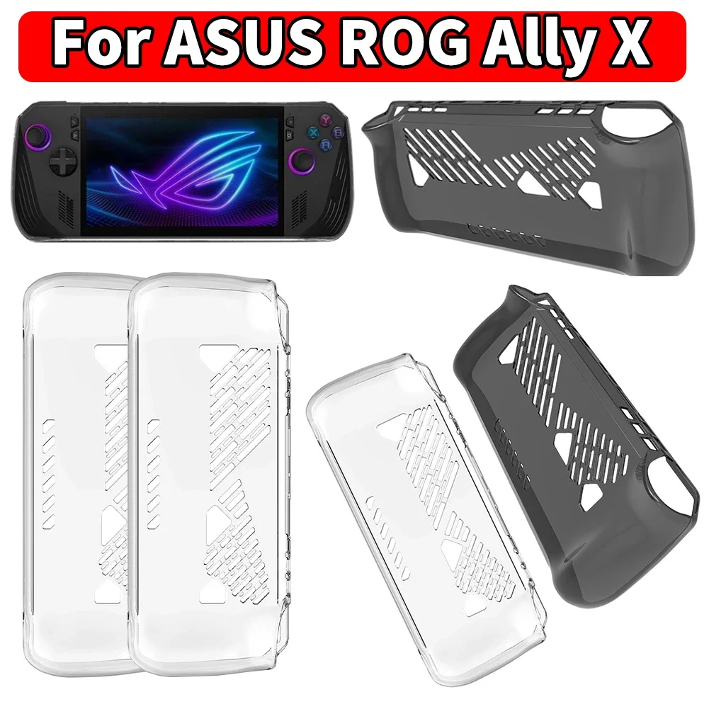 Für ASUS ROG Ally X Fall Gaming Konsole TPU Schutzhülle Anti-drop Stoßfest Schutz Shell Hülse Weiche Spiel Zubehör Image
