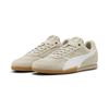 Sneaker PUMA "Bella Donna Nylon Sneakers Damen", Gr. 35.5, desert dust weiß gold beige, Obermaterial: Kuhleder, Textil, Synthetik; Futter: Textil; Innensohle: Textil; Laufsohle: Gummi, Schuhe