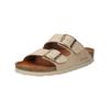 Pantolette ROHDE "Rohde Pantoletten Nubukleder", Damen, Gr. 41, beige, Nubukleder, casual, Schuhe