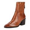 Stiefelette PAUL GREEN "Paul Green Stiefelette Glattleder", Damen, Gr. 40,5, braun (cognac), Glattleder, casual, Schuhe