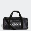 Sporttasche ADIDAS PERFORMANCE "LIN G DUF M", grau five, grau six, schwarz, weiß, Obermaterial: 100% Polyester, Taschen