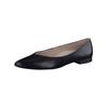 Ballerina PAUL GREEN "Paul Green Ballerinas Glattleder", Damen, Gr. 36, schwarz, Glattleder, casual, Schuhe