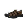 Sandale KEEN "Keen Wanderschuhe Leder/Textil", Gr. 47, braun, Leder, Textil, casual, Schuhe