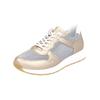 Sneaker REMONTE "Remonte Sneaker Leder", Damen, Gr. 37, gold, Leder, casual, Schuhe