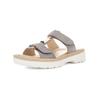 Pantolette ARA "Ara Pantoletten Leder", Damen, Gr. 39, beige (cashmere), Leder, casual, Schuhe