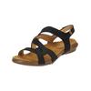 Riemchensandale EL NATURALISTA "El Naturalista Sandalen Leder", Damen, Gr. 38, schwarz, Leder, casual, Schuhe