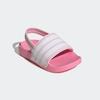Badesandale ADIDAS SPORTSWEAR "ESTRAP KIDS ADILETTE", Gr. 26, pink (clear pink, cloud weiß, bliss pink), Synthetik, Textil, sportlich, Schuhe