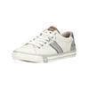 Sneaker MUSTANG SHOES "Mustang Shoes Sneaker Lederimitat", Herren, Gr. 44, weiß, Lederimitat, casual, Schuhe
