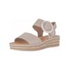 Keilsandalette GABOR "Gabor Sandalen Leder", Damen, Gr. 39, rosa (hellrosa), Leder, casual, Schuhe