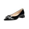 Pumps HÖGL "Högl Pumps Leder", Damen, Gr. 37,5, schwarz (schwarz lack), Leder, casual, Schuhe