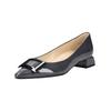 Pumps HÖGL "Högl Pumps Leder", Damen, Gr. 40, grau (iron), Leder, casual, Schuhe