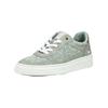 Sneaker MUSTANG SHOES "Mustang Shoes Sneaker Lederimitat", Damen, Gr. 38, grün (hellgrün), Lederimitat, casual, Schuhe