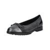 Ballerina GABOR "Gabor Ballerinas Leder", Damen, Gr. 40, grau (dunkelgrau), Leder, casual, Schuhe