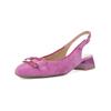 Slingpumps ARA "Ara Pumps Leder", Damen, Gr. 39, pink, Leder, casual, Schuhe