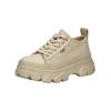Sneaker BUFFALO "Buffalo Sneaker Lederimitat/Textil", Damen, Gr. 41, beige (cream), Lederimitat, Textil, casual, Schuhe