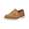 Slipper MUSTANG SHOES "Mustang Shoes Slipper Veloursleder", Herren, Gr. 41, braun (hellbraun), Veloursleder, casual, Schuhe