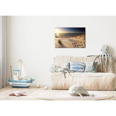 Leinwandbild BÖNNINGHOFF, beige (farbe bild(er): beige, bla), B:90cm H:60cm T:1,8cm, Canvas, MDF, Bilder Image