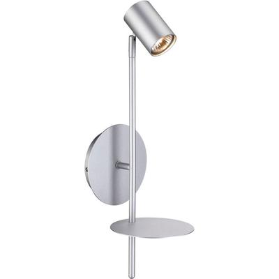 SPOT LIGHT Wandleuchte "Rogna", silber (silberfarben), H: 51,50cm, Lampen, Wandleuchte aus Metall für den Arbeitsbereich, Wandstrahler Image