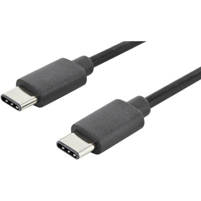 Digitus - USB-Kabel usb 2.0 usb-c® Stecker, usb-c® Stecker 1.80 m Schwarz Rund, beidseitig Image