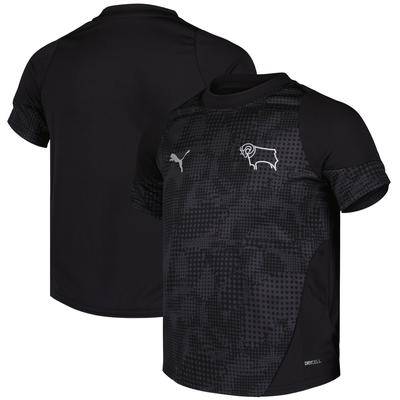 Derby County PUMA Trainingstrikot - Schwarz - Kinder Image
