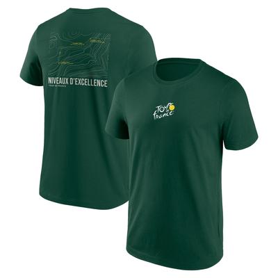 Tour de France Niveaux D'excellence Grafik-T-Shirt – Dunkelgrün Image