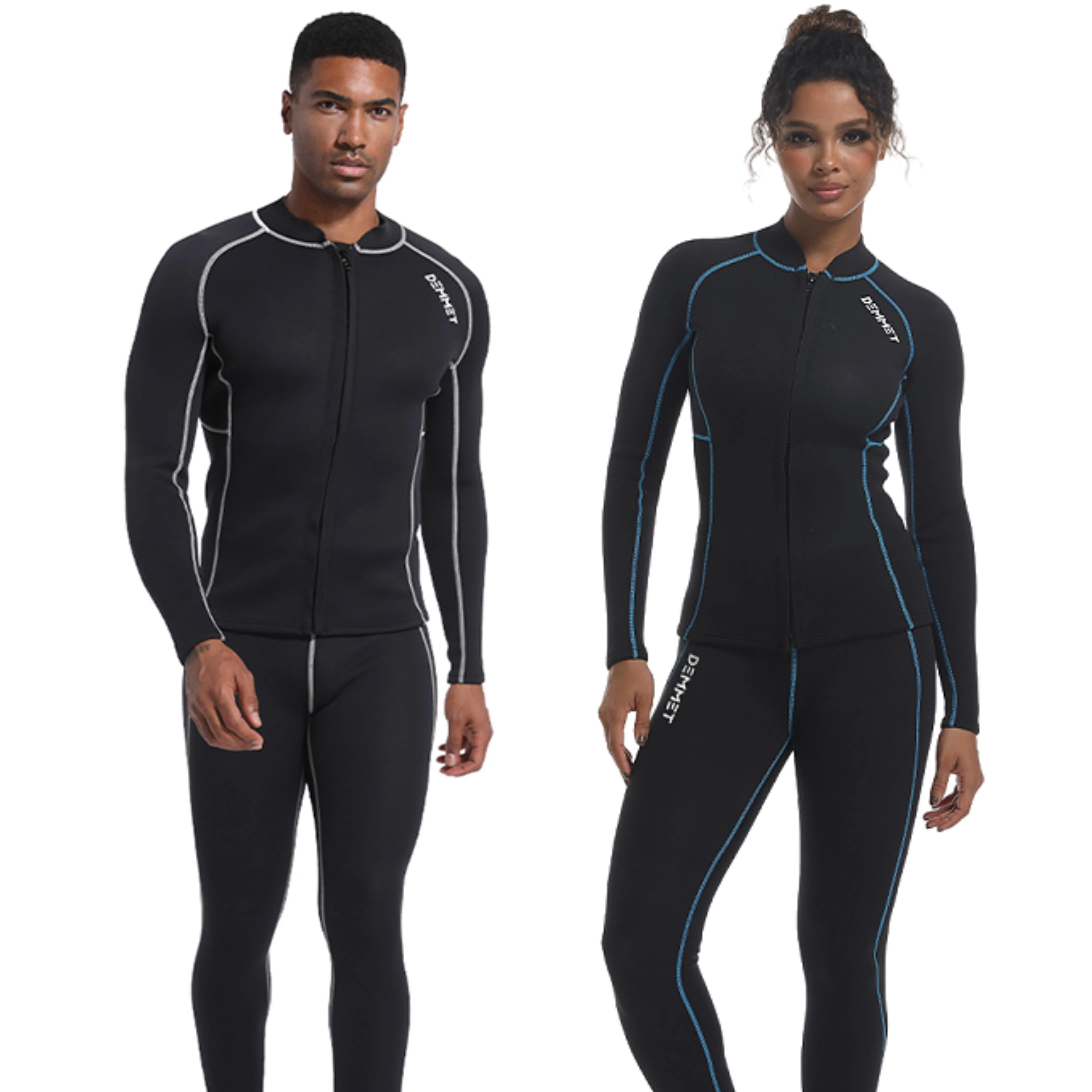 Combinaison de Plongée Sous-marine en Néoprène CRSC pour Homme et Femme, Veste de Plongée, Surf, Apnée, Pêche Sous-Marine, html Sous-Marine, Kitesurf, 1.5mm, 3mm