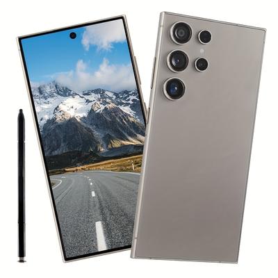 TEMU Unlocked Smartphone, Intelligent Phone, 4g, 8+256gb, Expandable To 128gb, Dual Standby, Facial Recognition, Built-, With Data Cable, Wired Earphones, Phone Case, Suitable For Holiday Gifting Image