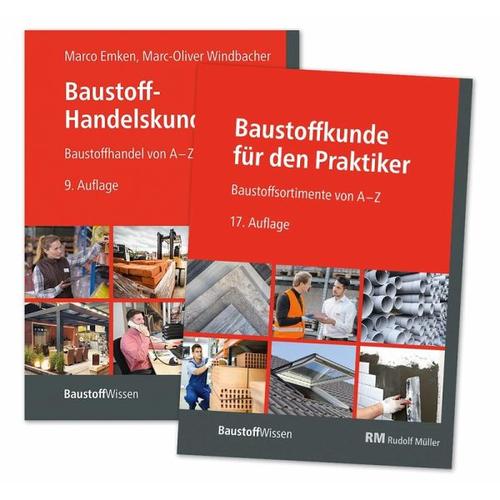 Buchpaket: Ausbildung Baustoff-Fachhandel - Marc-Oliver Windbacher, Marco Emken
