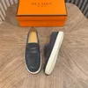 Loafer Herren Britisches Echtleder Sommer Slip-On Herrenschuhe Neue Beanie Schuhe Wildleder Wildleder Casual Lederschuhe