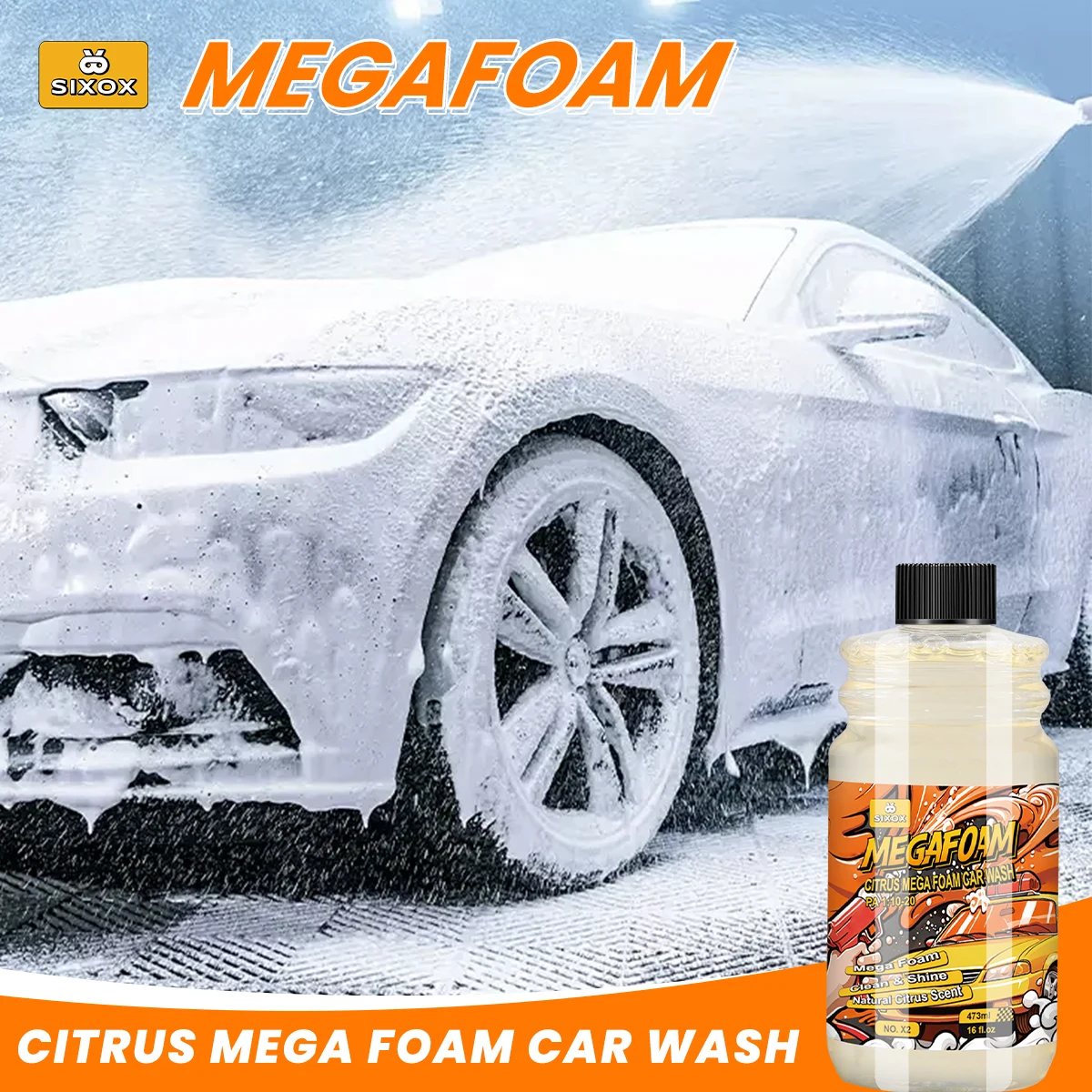 Magic High Foam Autowaschflüssigkeit, konzentriertes automatisches Waschen, Chemieflüssigkeit, Tiefenreinigung, Waschshampoo, Autoreiniger X2 Image