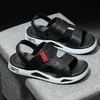 Smile Herrenschuhe, geeignet für drinnen und draußen, Sommermode-Sandalen, atmungsaktive EVA-Strandsandalen, Freizeit-Hausschuhe mit doppeltem Verwendungszweck