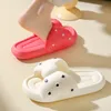 Casual frauen Hausschuhe Hause Flache Bogen Luxus Designer Frau Schuhe Trend Sommer Cartoon Plattform Rutschen Mädchen Indoor Weiche Sandalen