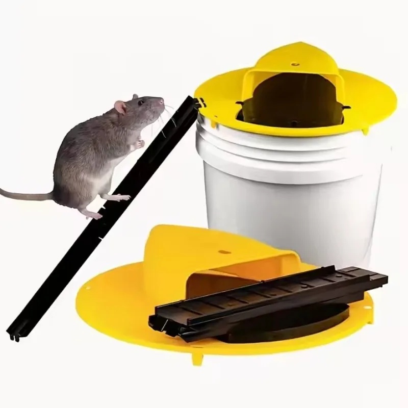 „Smart Auto-Reset Mouse Trap – Continuous Catch Flip Lid Design | Schädlingslösung für den Innenbereich (Das Produkt enthält keine Eimer) Image