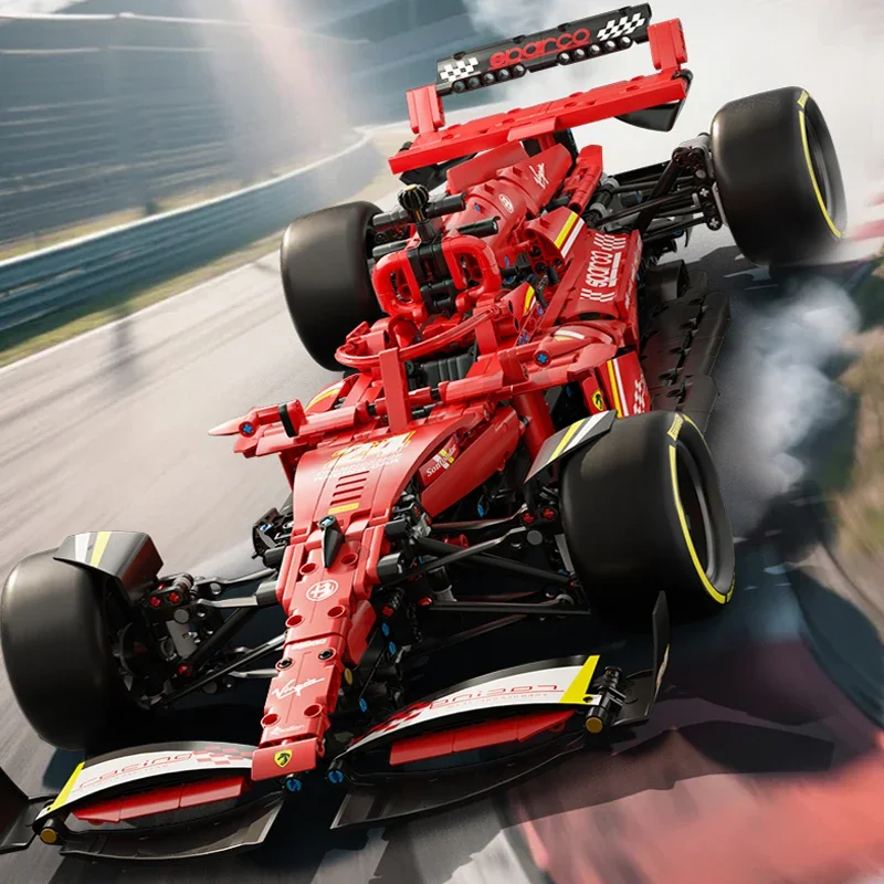 1650 stücke MOC Kreative Technische Racing Auto Bausteine Modell Geschwindigkeit Sport Fahrzeug Montieren Ziegel Spielzeug Kinder Geschenke Image