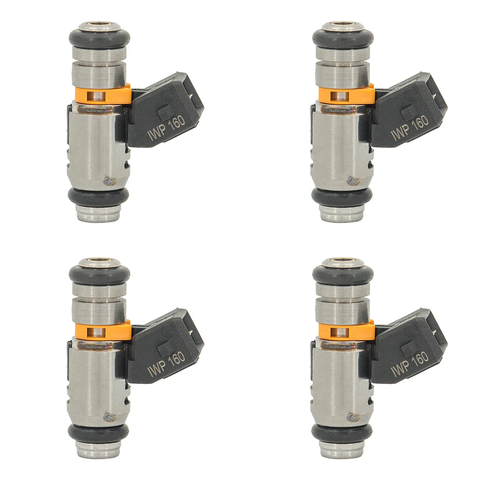 4 pezzi IWP160 iniettori di carburante per Fiat Grande Punto 1.2 2007 R. POJ 1.2 / 1.4 8V Nuovo 500 1.2 8V MPI 50kW GRANDE PUNTO 1.2 / 1.4 8V