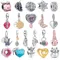 925 Sterling Silver Multiple Heart-Shaped Star Donuts Original Charm Bead Pendant Suitable For DIY Bracelets And Bracelets