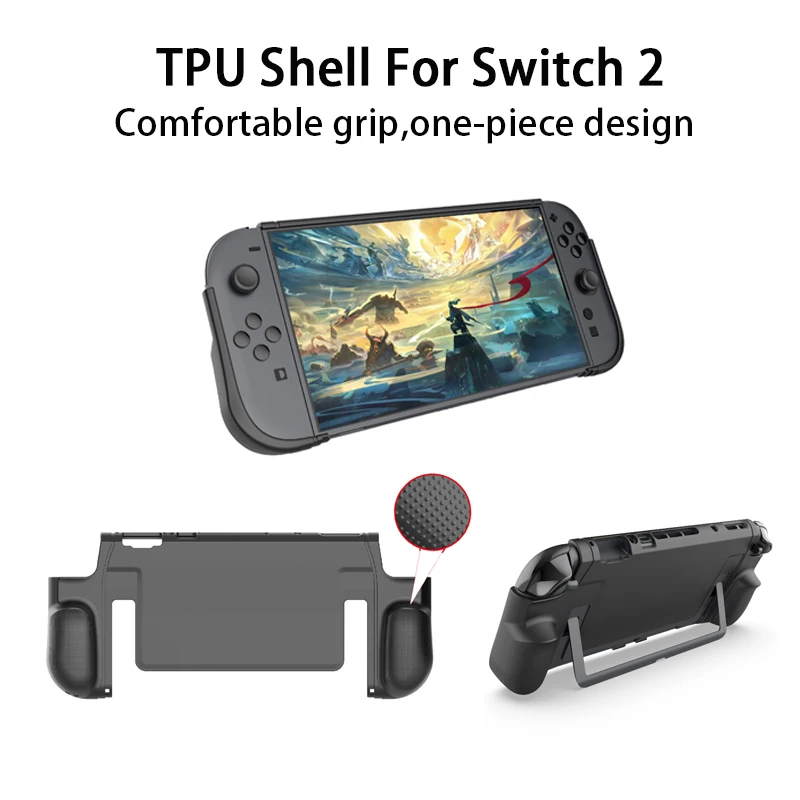 Für Switch 2 Fall TPU Shell Schutzhülle Abdeckung für NS2 Joy konsole Schutzhülle Griff Grip Spiel Zubehör Image
