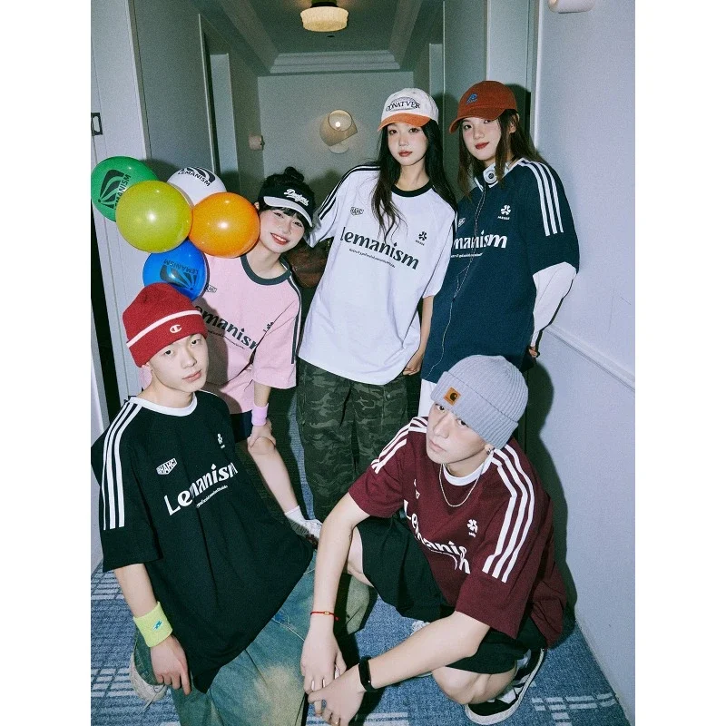 Neueste Hip-Hop-Stil T-Shirt Sommer amerikanische T-Shirt Frauen kurzärmelige Hip-Hop-Straße bequeme leicht Top Frauen Pyjamas