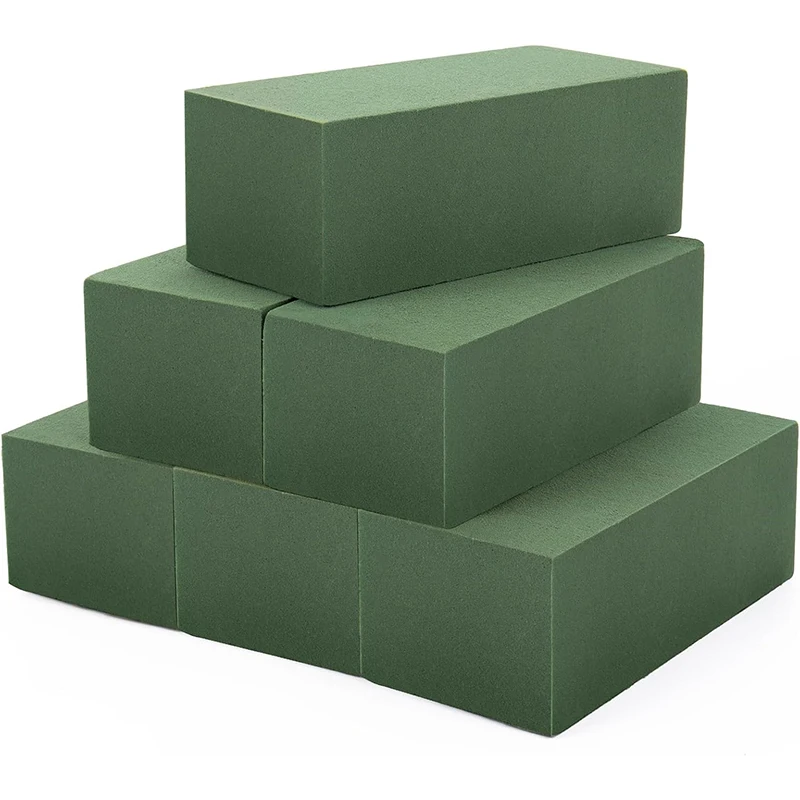 Flower Foam Green Square Foam For Flower Arrangements Foam Blocks DIY Flower Holder Wedding Crafts Flower Arrangement Foams Mud