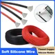 Cavo di alimentazione in silicone morbido rosso nero da 1 m ~ 50 m 30/28/26/24/22/20/18/16AWG Cavo elettrico resistente al calore per batteria per auto Luce a LED