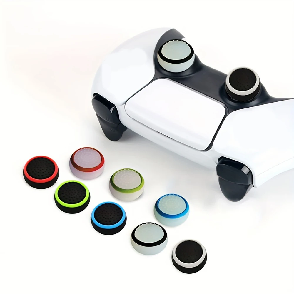 4Pcs Silikon Gel Daumen Griffe Abdeckung Für Sony PS5/PS3/PS4 Für XBOX One/360 Controller für PS4 Pro Slim Controller Image
