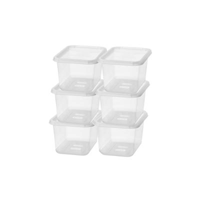 Satz von 6 - Aufbewahrungsbox 11L mit Deckel SmartStore - Lebensmittelsicher Image