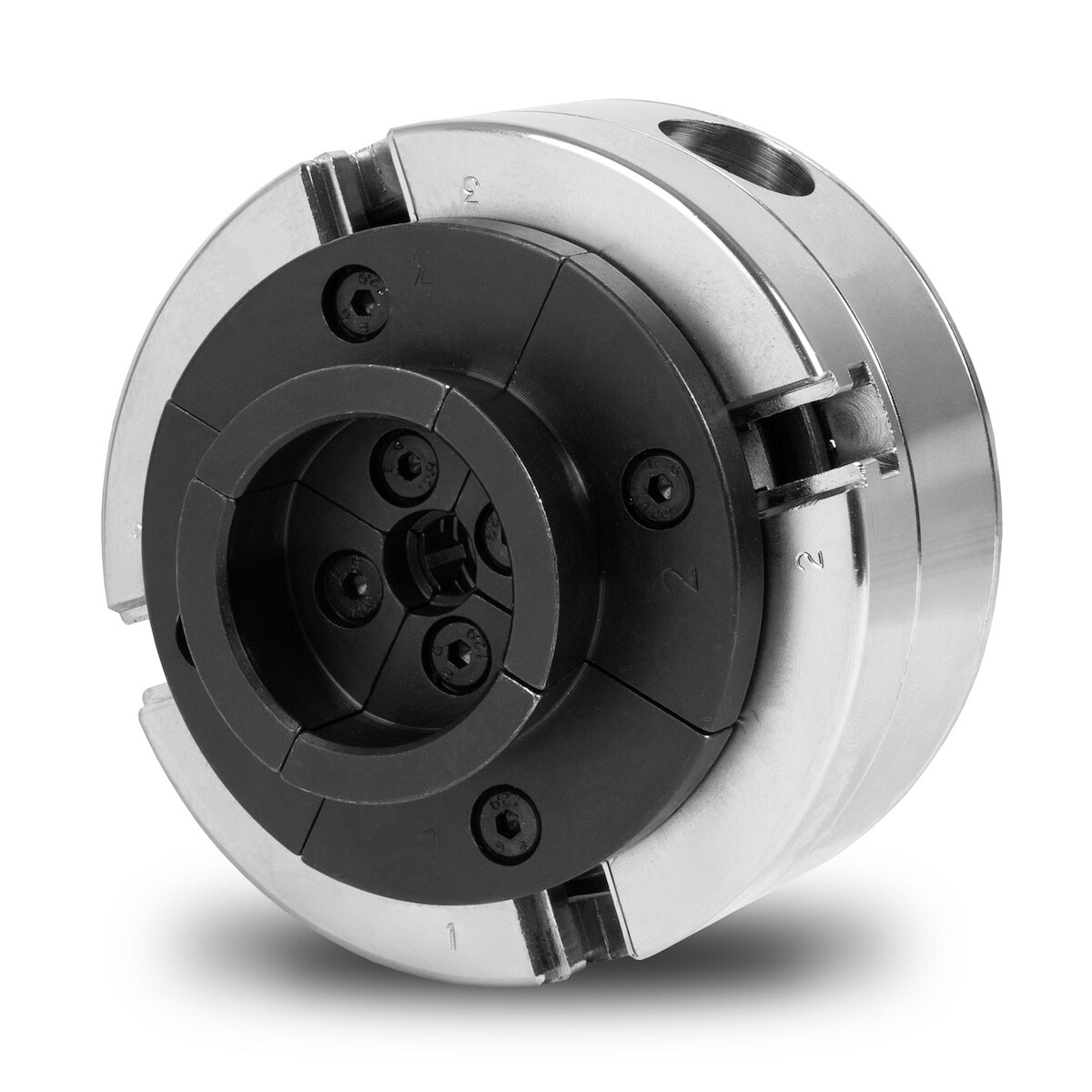 EBERTH Vierbackenfutter Ø100 mm, selbstzentrierend, 1"-8 TPI Gewinde, inkl. Spannwerkzeug, Drechselbank Zubehör Image