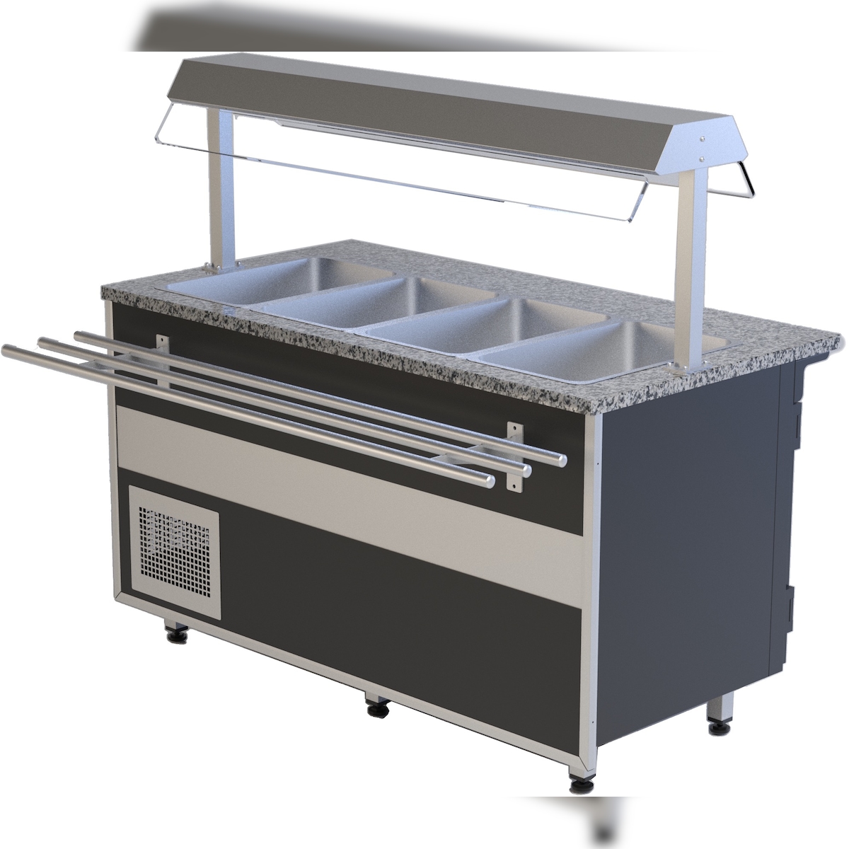 IGLOO Speiseausgabe Gastroline Open Bemar T Volumen: 150 Liter 2000x800x1350 mm Image