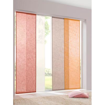 Schiebegardine HEINE HOME Gr. 2, orange (terracotta), B:60cm H:175cm, Polyester, Gardinen Image
